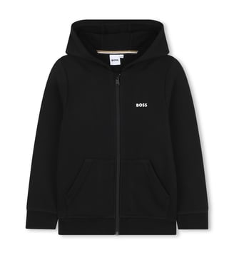 Sweat-shirt zippé à capuche BOSS Kidswear