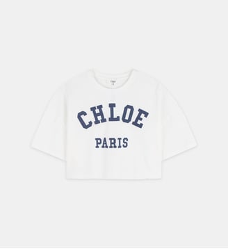 Tee-shirt manches courtes - Chloe Kids - Off white