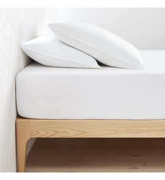 Drap-housse uni en percale de coton bio Scenario La Redoute Interieurs