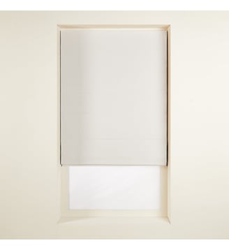Store Bateau Occultant  Lin lavé légèrement froissé - Madura - Beige