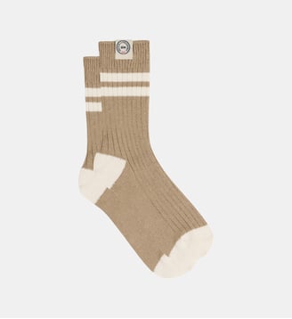 Chaussettes mi-hautes Dim x IDLF - Dim - Beige foncé