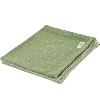 Lot de 3 langes en mousseline - Trixie - Vert