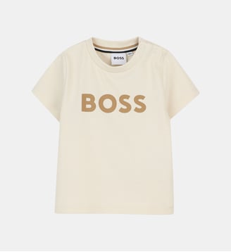 Tee-shirt manches courtes - BOSS Kidswear - Vanille