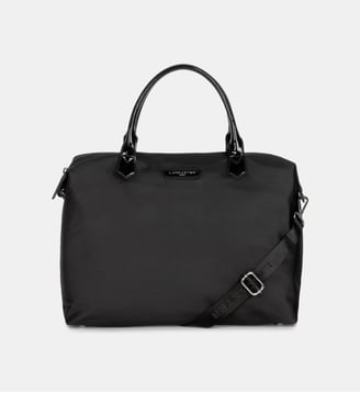Sac cabas Basic Verni - Lancaster - Noir