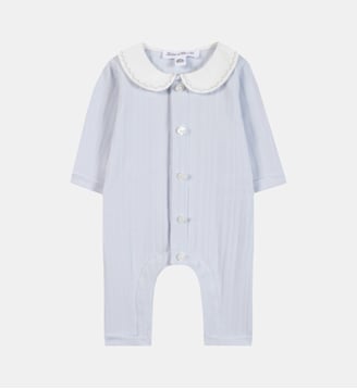 Combinaison longue -  Ciel coton col Claudine - Tartine Et Chocolat - Bleu ciel