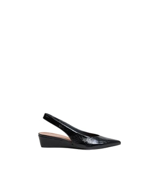 Escarpins sling back compensés Doleance - Jonak - Noir