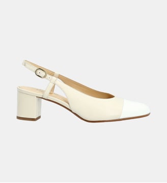 Sling sutton - cuir lisse - Manfield - Beige
