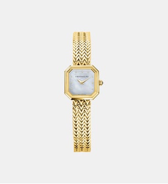 Montre Octogone Nacre blanche 17436BP19 - Herbelin - Doré