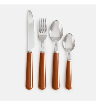 Ménagère 16 pièces - La Redoute Interieurs - Caramel