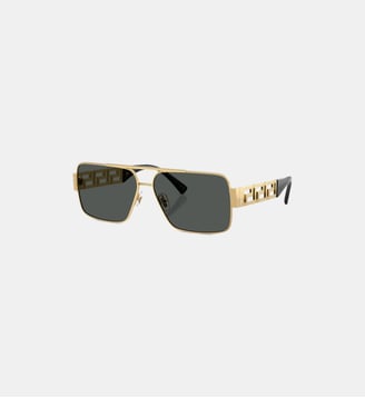 Lunettes de soleil Rectangulaire VE2290 - Versace - Or