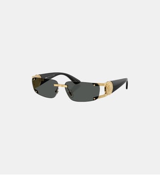 Lunettes de soleil Rectangulaire VE2291 - Versace - Noir