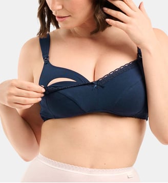 Soutien-gorge maternité New Calin - Sans Complexe - Bleu marine