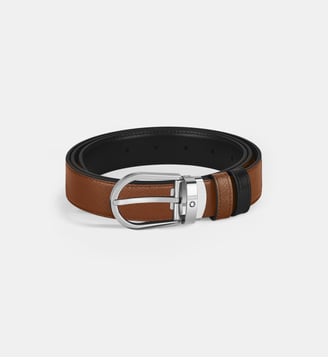 Ceinture Cuir 222393 - Montblanc - Beige et noir