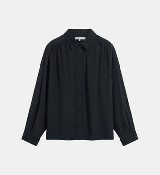 Chemise fluide à plis - LILIE - Gerard Darel - Noir