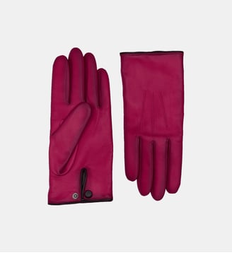 Gants Rick Homme Cuir Doublés Cachemire - Agnelle - Fbs patine et moka