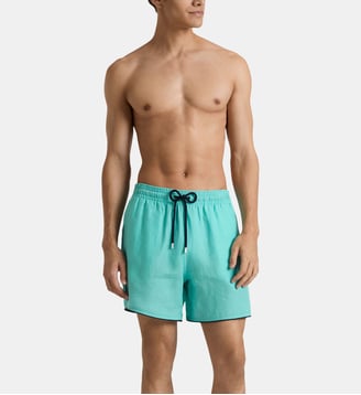 Maillot de bain en lin uni - Vilebrequin - Doré