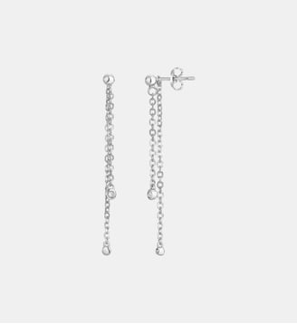 Boucles d'oreilles États d'Âme en Argent - La Garçonne Diamant - Argent