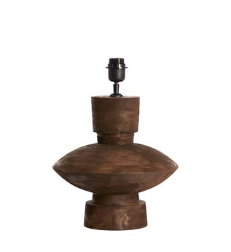Pied de Lampe Fiera - Brun - Ø31x31cm - Light & Living - Brun foncé