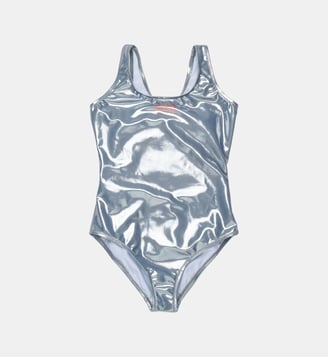 Maillot de bain une pièce avec logo - Diesel Kids - Argent
