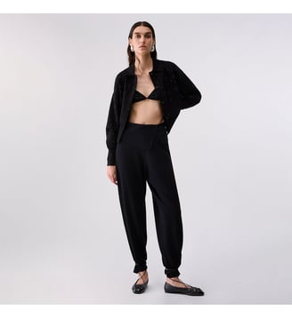 Pantalon en maille - Liu Jo - Noir