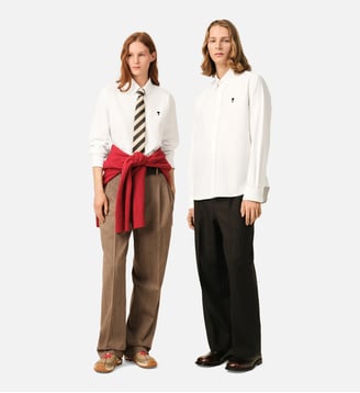 Chemise unisexe en coton Ami de Coeur - AMI Paris - Blanc