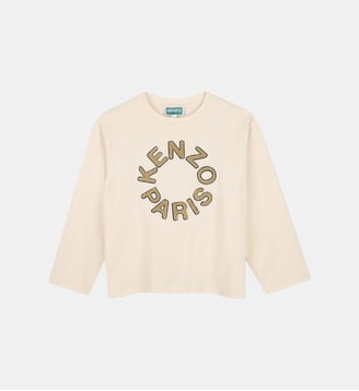 Tee-shirt manches longues - Kenzo Kids - Pale trench