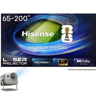 Vidéoprojecteur home cinéma Laser Mini Projecteur M2 Pro - Hisense - Gris
