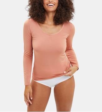 T-shirt thermique Chill - Sans Complexe - Rose blush