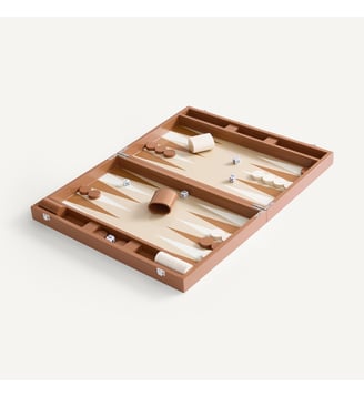 Jeu de backgammon laqué - AM.PM - Moka