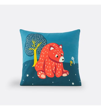 Taie d’oreiller coton, Orsi - So'Home - Bleu nuit