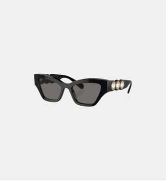 Lunettes de soleil Irrégulier SK6021 - Swarovski - Gris foncé