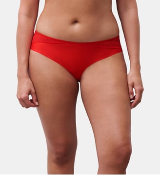 Shorty en dentelle - Chantelle Pulp - Rouge cocktail