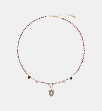 Collier perles avec pendentif BEAH - Hipanema - Noir