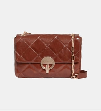 Grand Sac Moon En Cuir - Vanessa Bruno - Havane