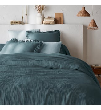 Housse de couette unie en gaze de coton La Redoute Interieurs