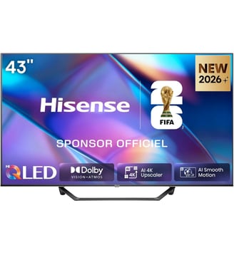 TV QLED 43A7S (2026) 43" (108 cm) Hisense