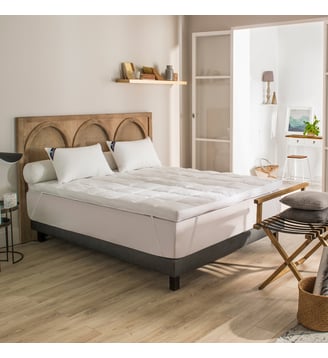 Surconfort de matelas Diamant - Drouault - Blanc