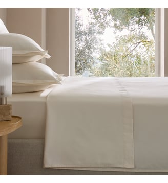 Drap plat en satin de coton 200 fils AM.PM