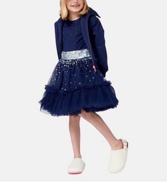 Robe à manches courtes - Billieblush - Indigo