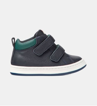 Baskets Runner Four Twins cuir - Camper - Marine