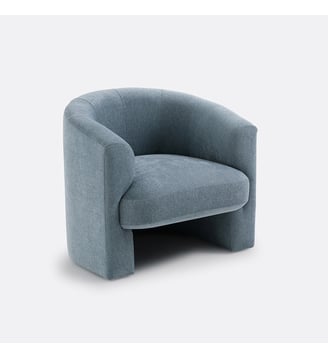 Fauteuil vintage - La Redoute Interieurs - Bleu vintage