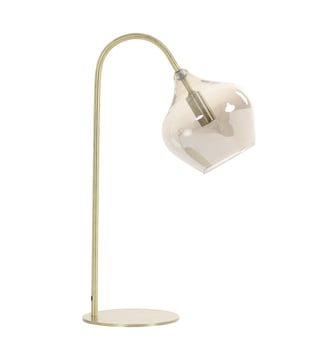 Lampe Rakel bronze et verre H50,5 cm - Light & Living - Doré