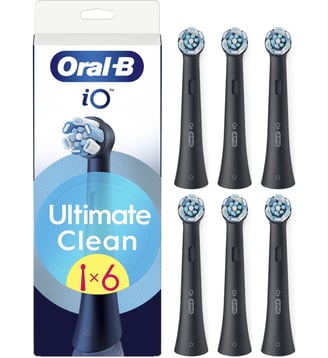 Brossette dentaire iO Ultimate Clean Noir x6 - Oral B - Standard