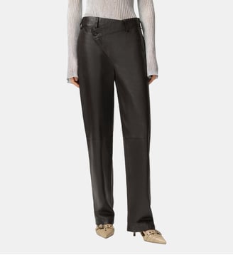 Pantalon en cuir croisé reimagine pinko x patrick mcdowell - Pinko - Multicolore
