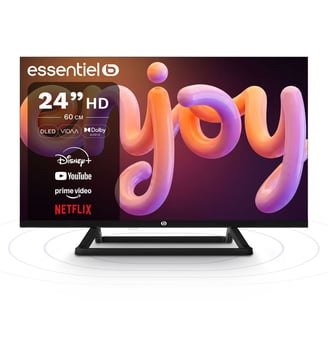 TV LED 24DLED544 24" (60 cm) - Smart TV VIDAA - Essentiel B - Noir