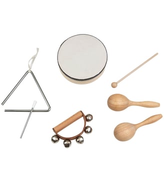 Set de 4 instruments de musique - Egmont Toys - Beige