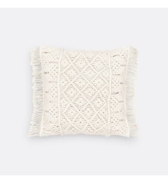 Housse de coussin macramé La Redoute Interieurs