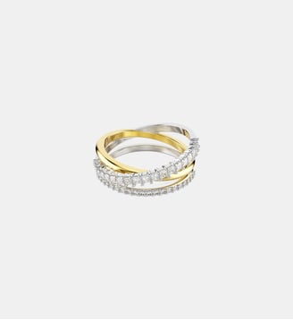 Bague Hyperbola, Finition mix de métal - Swarovski - White