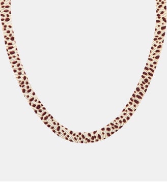Collier chaine serpent Balagane imprimé tacheté - Balaboosté - Doré