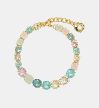 Bracelet luxe un rang la diamantine acqua azzura - Les Néréides - Bleu